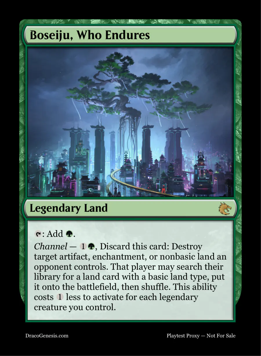 Boseiju, Who Endures